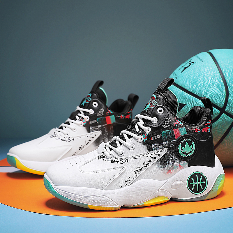 Wanux Men's Four Season Shoes Fashion Basketball Shoes Sports Running Shoes Sneakers