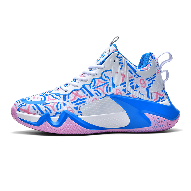 2024 new basketball shoes men's breathable comfortable sports shoes students court grass game training shoes