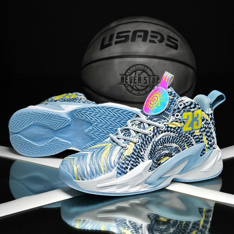 Street teenagers classic basketball fashion shoes thick-sole sneakers