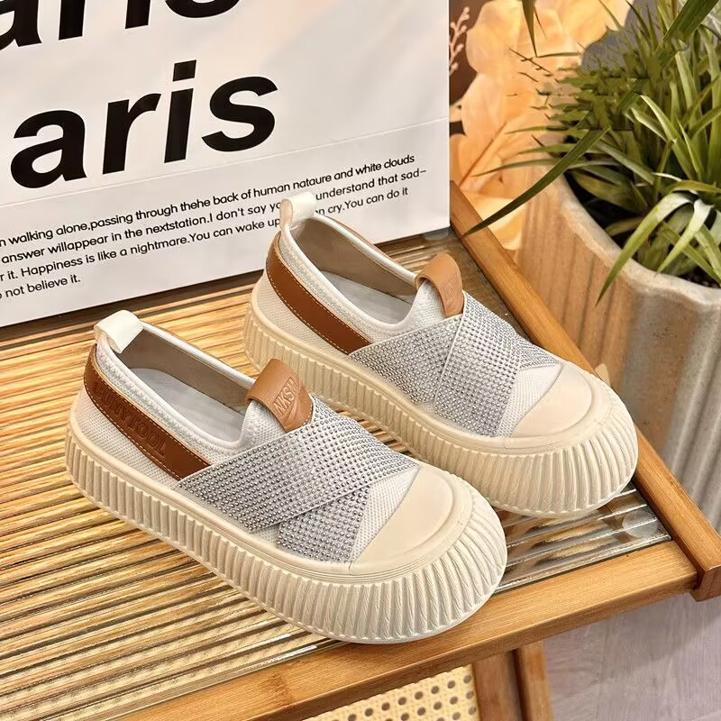2023 women's new shell-toe white New sneakers flat loafers sports women shoes woman 508e