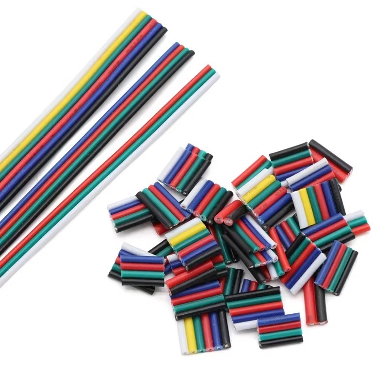 Lighting Accessories 2 3 4 5 6 Pin Extension Wire 22AWG Connector Cable Cord 100m per rolls For RGB RGBW RGBWW SMD WS2812B LED Strip DIY
