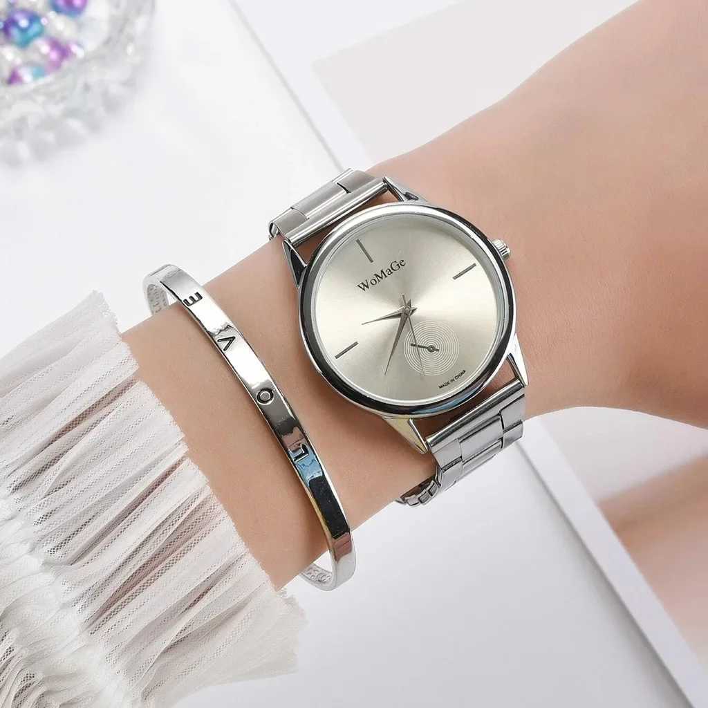 Women Watch Set Luxury Silver Dress Quartz Watch Bracelet Ladies Sports Wrist Watch Clock Gift Woman Relogio Feminino 2024X240920