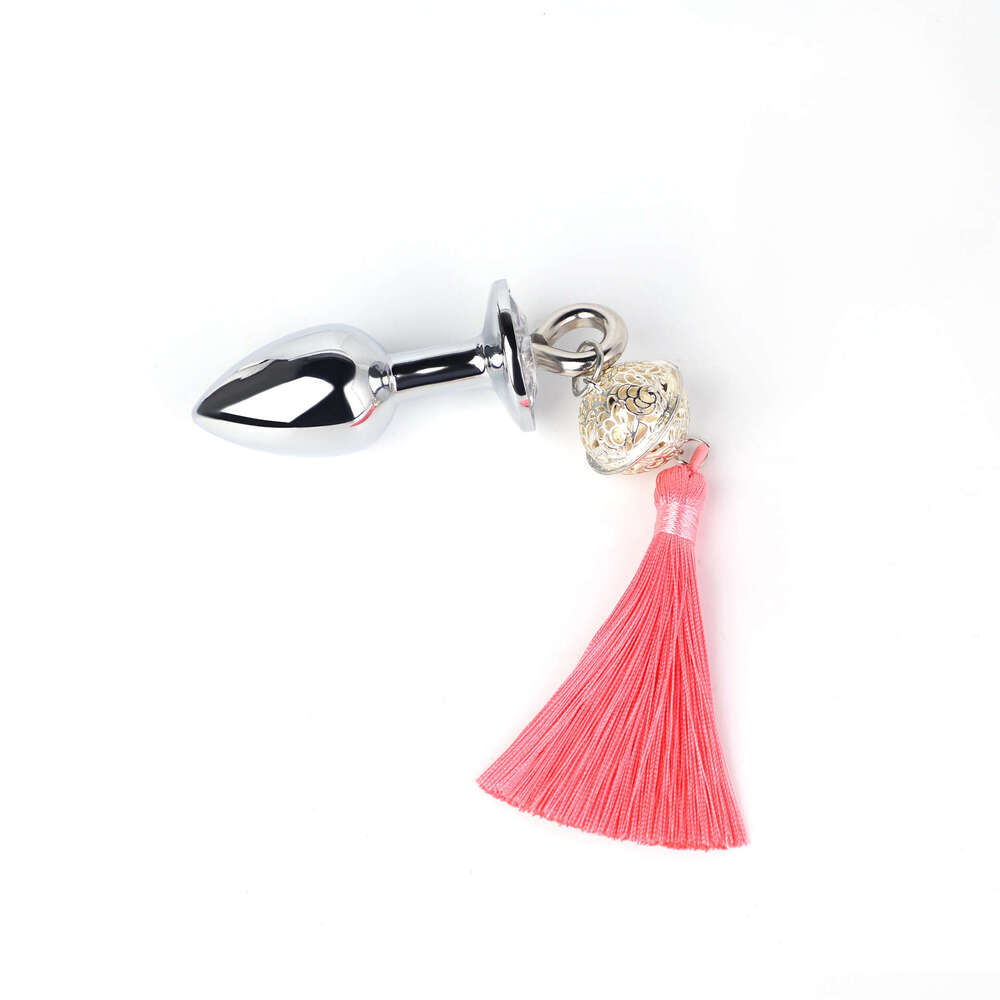 Backstage development SM props, fun metal anal plugs for women SM training tassel bells anal plugs, alternative adult products
