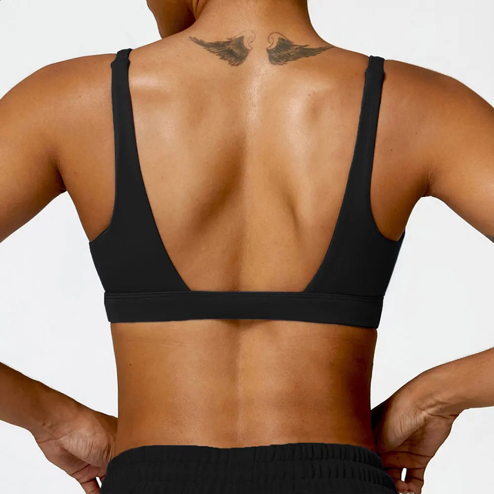 Sports Bra Shockproof Crop Anti-sweat Fitness Top Women Seamless Yoga Push up Sport Gym Breathable Workout Top Soft Underwear 240914