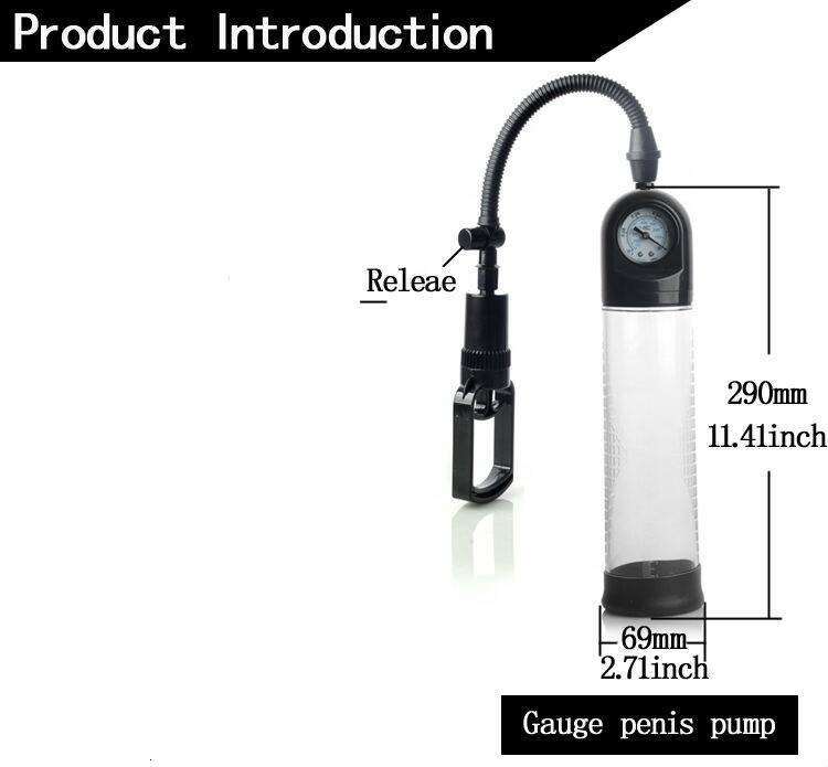 LOVE Lowest price in the whole network male pull rod with pressure pointer rubber sleeve penis pump selling at a loss