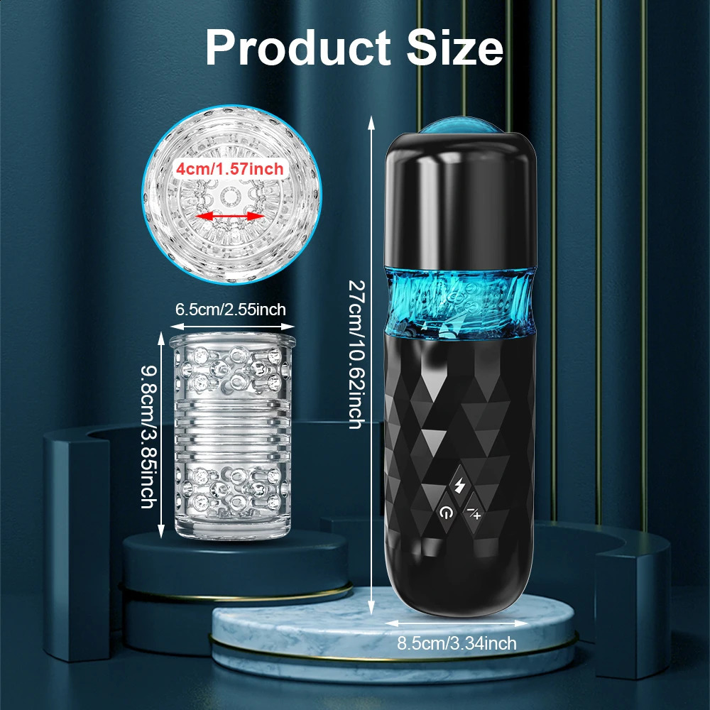 Automatic Male Masturbation Cup 7 Stimulus Rotating Equipment Sex Toy 240914