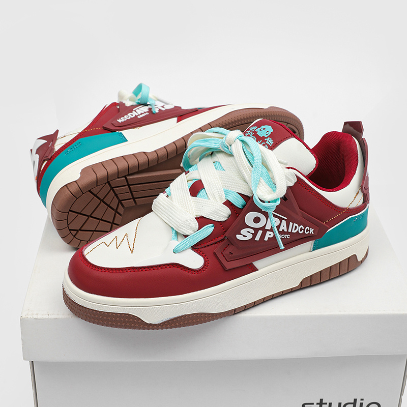 2023 New Fashion Designer Sneakers Men Breathable Skateboard Shoes Women Hip hop Streetwear Platform Men's Sneaker tennis hombre