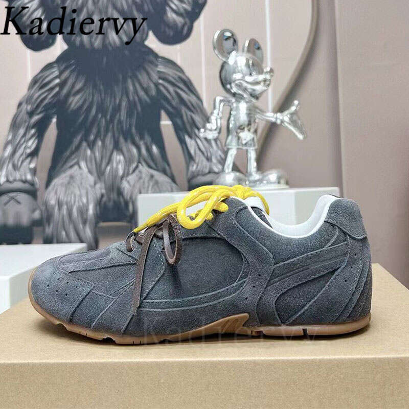 Casual Women Colourful Lace Up Running Round Toe Women's Sports Shoes Comfort Flat Sneakers Woman