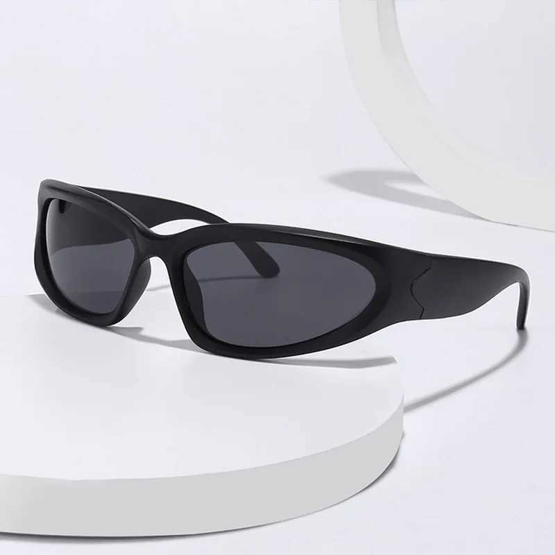 2024 New Y2K Punk Sunglasses Women Designer Square Sunglasses Men Luxury Brand Sun Glasses UV400 Colorful Mirror Fashion EyewearX240920