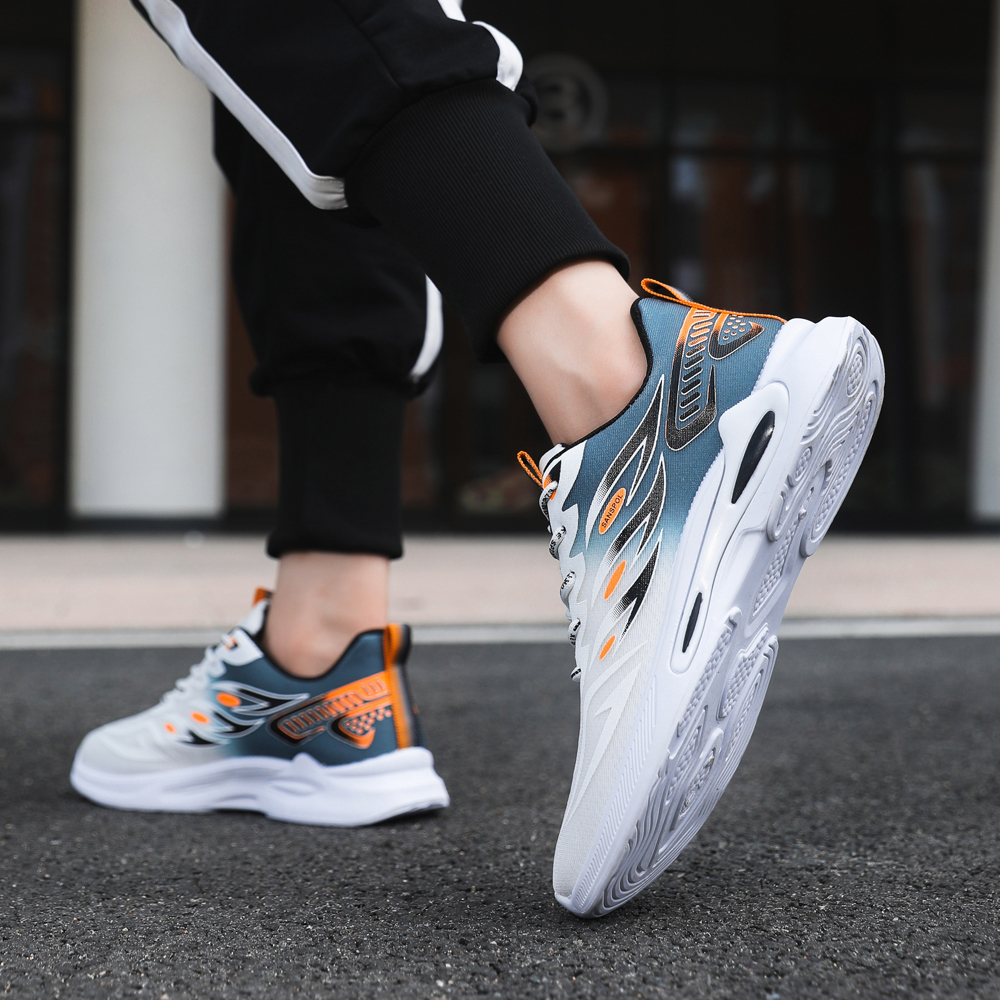 Men's casual breathable shoes, fashionable walking mesh shoes, ultra light sports shoes, casual anti slip sports basketballshoes