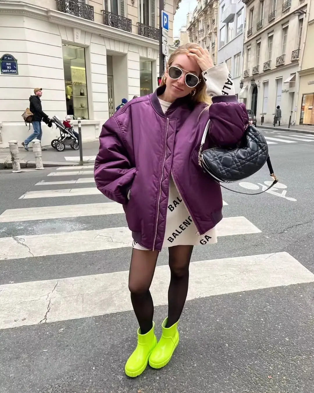 Y2K TRAF Oversized Bomber Jackets for Women 2024 Loose Jacket Coat Lady Chic Stand Collar with Pockets Streetwear Outerwear 240920