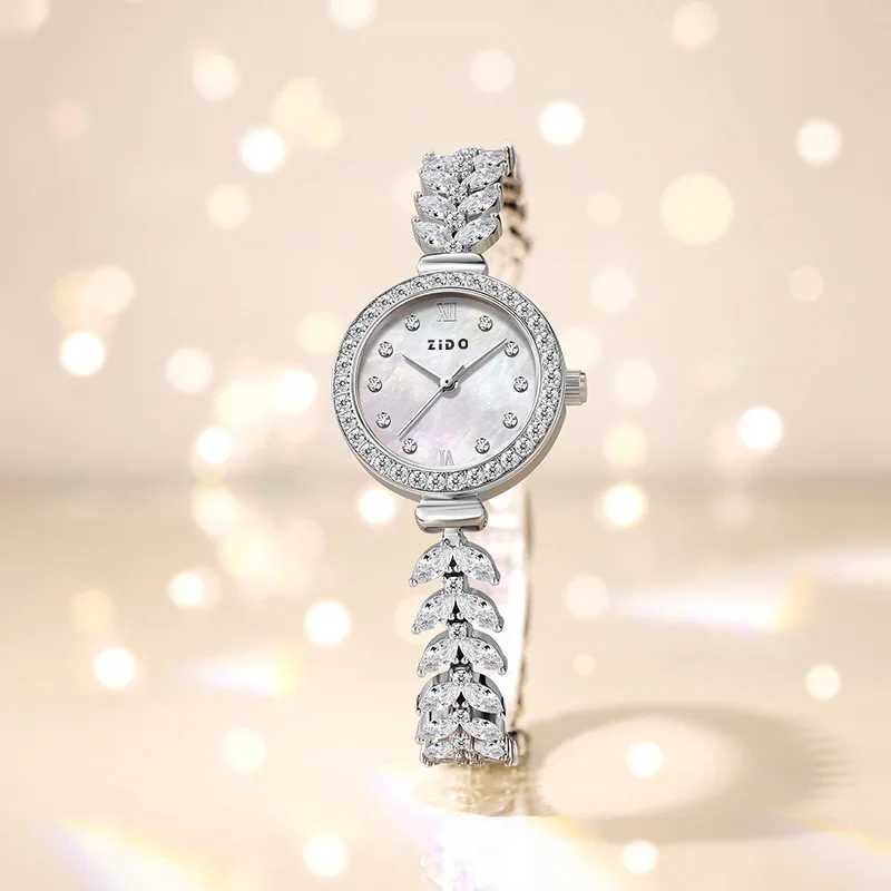 UTHAI L127 New Womens Watch Fashion Simple Light Luxury Diamond Inlaid Waterproof Ladies Mermaid Bracelet Chain Watches giftX240920