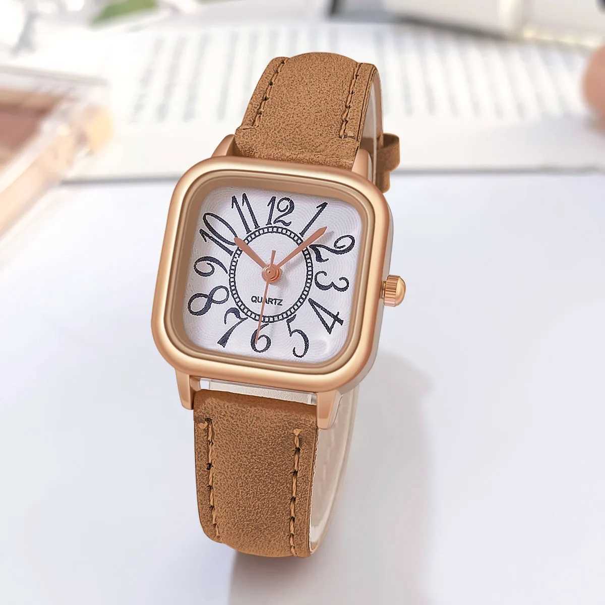 Womens Watches Pu Leather Clock Ladies Wristwatch Quartz Watch For Women Festival Gift Reloj Mujer relogio femininoX240920