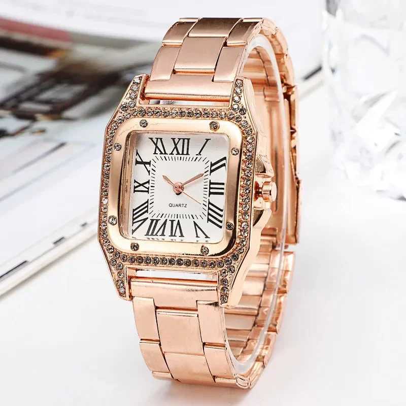 Square Womens Watches Business Quartz Wristwatches Reloj Para Mujer Ladies Casual Watches Student Ladies Clock Relgio FemininoX240920