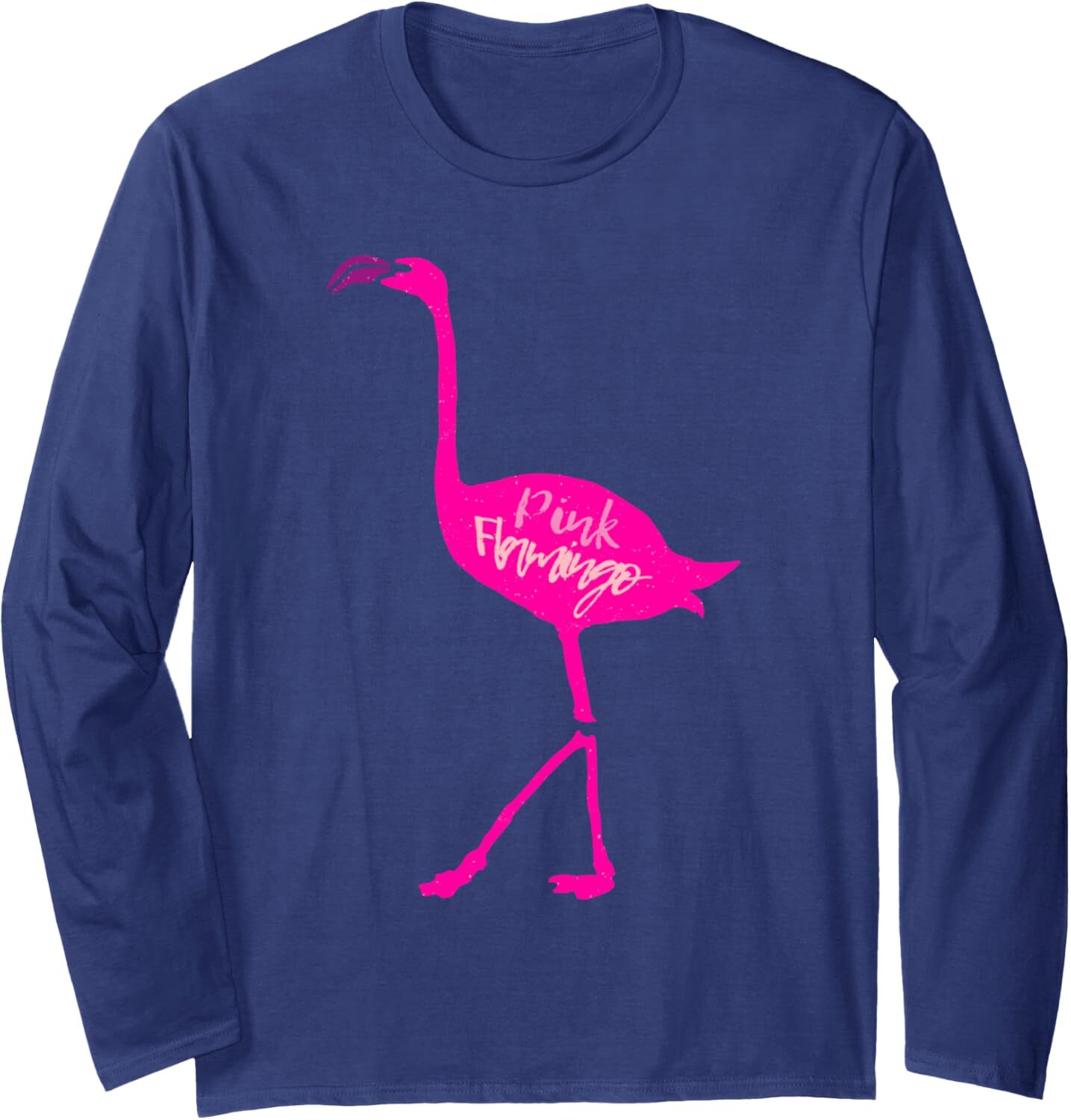 Long Sleeve Shirts for Men sweatshirt Beautiful Pink Flamingo Cute Summer Time Gift Long Sleeve Tee Streetwear Casual tops clothes