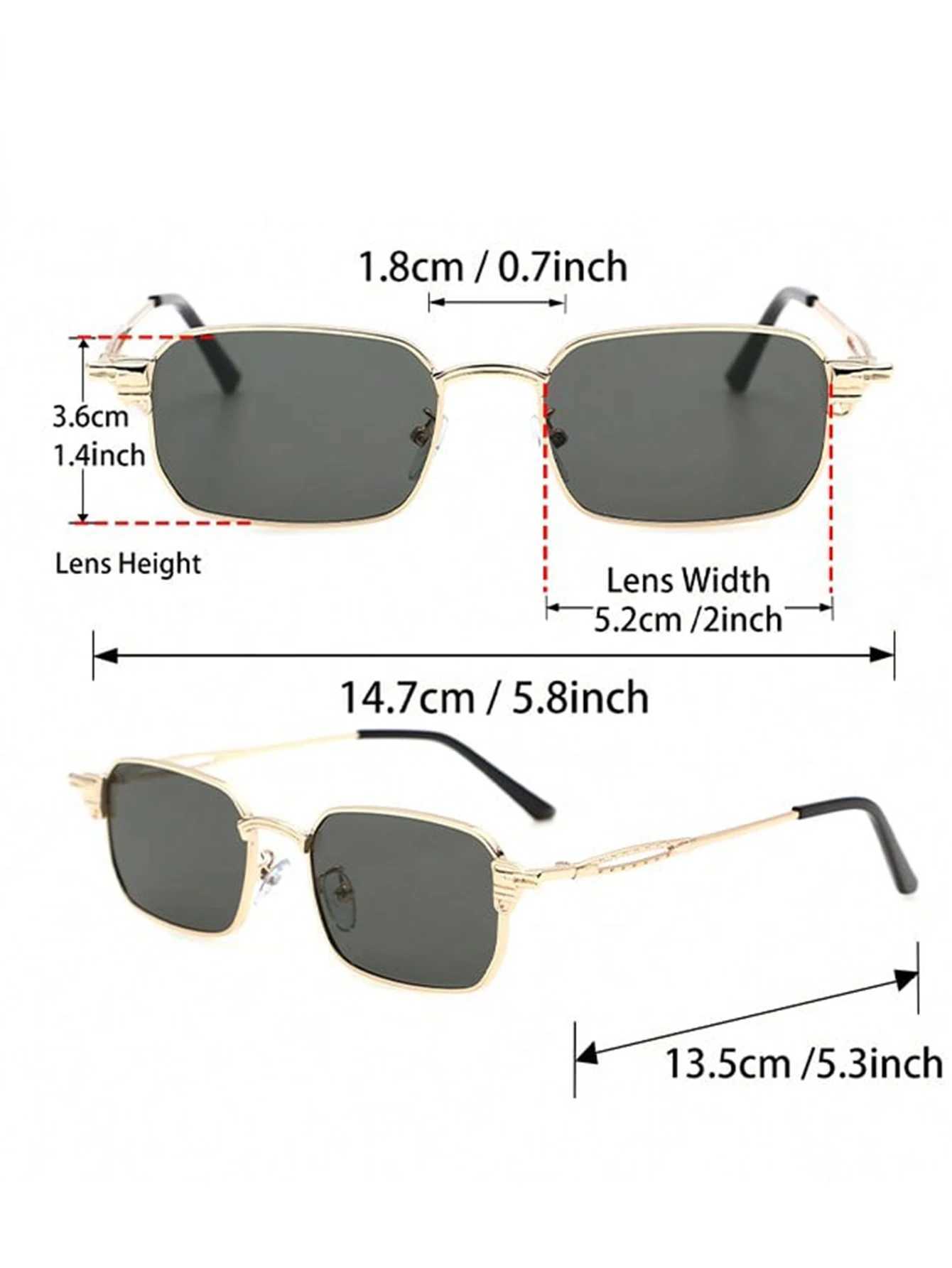 1pc Unsex Square Frame Punk Hollow Out Design Steel Sunglasses For Outdoor Travel Rave Party Driving AccessoriesX240920