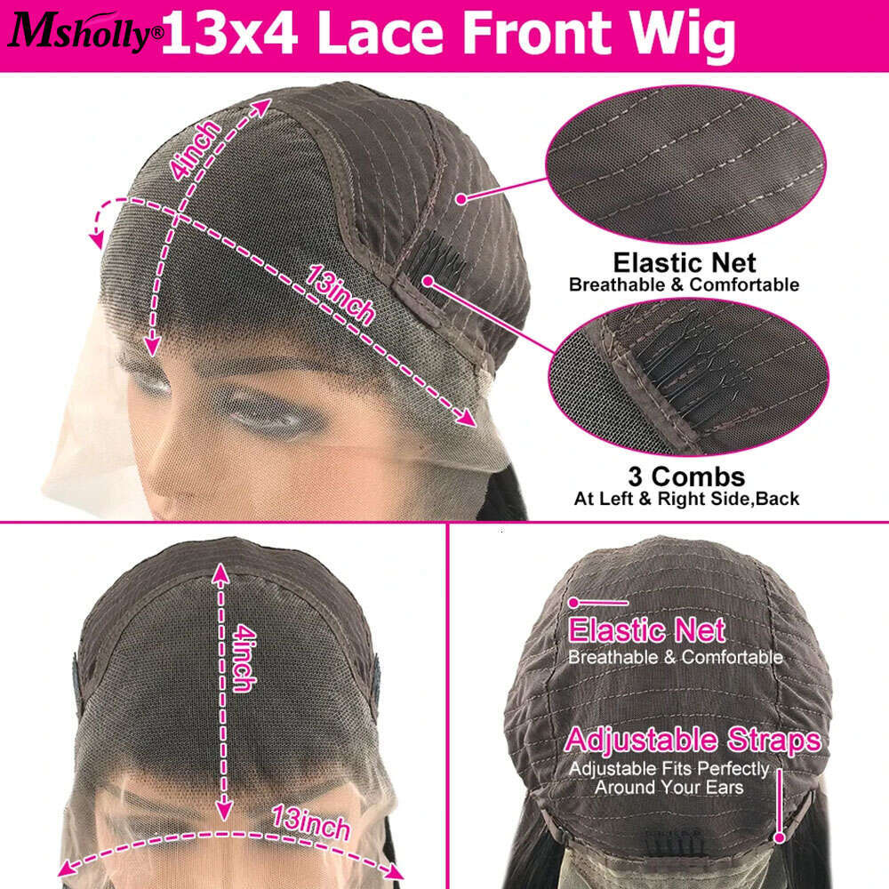 Afro Curly Wigs For Black Women 180% Density Brazilian Remy With Bleached Knots 13x4 Lace Frontal Wig Human Hair