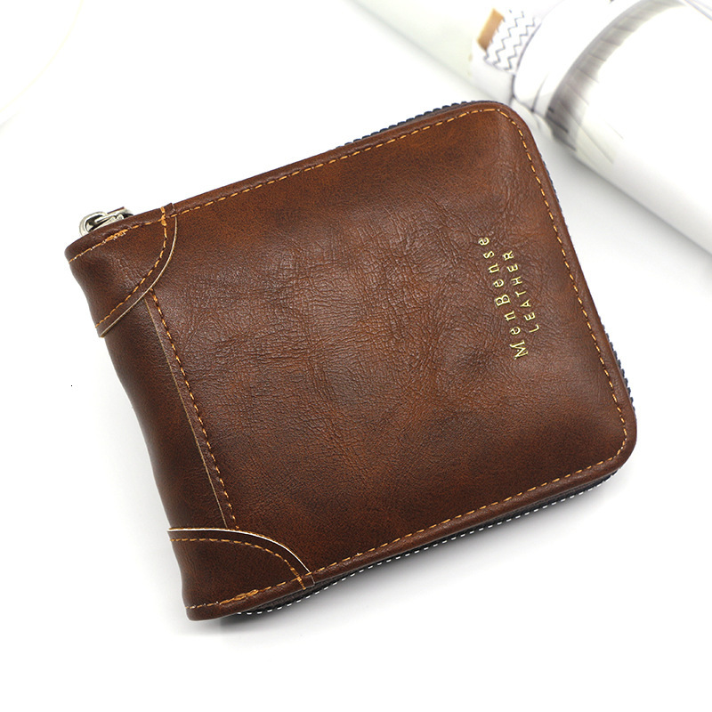 New high-quality wallet designer bag for men, classic genuine leather short style coin purse, mini key bag, card clip, fashionable luxury makeup bag, 