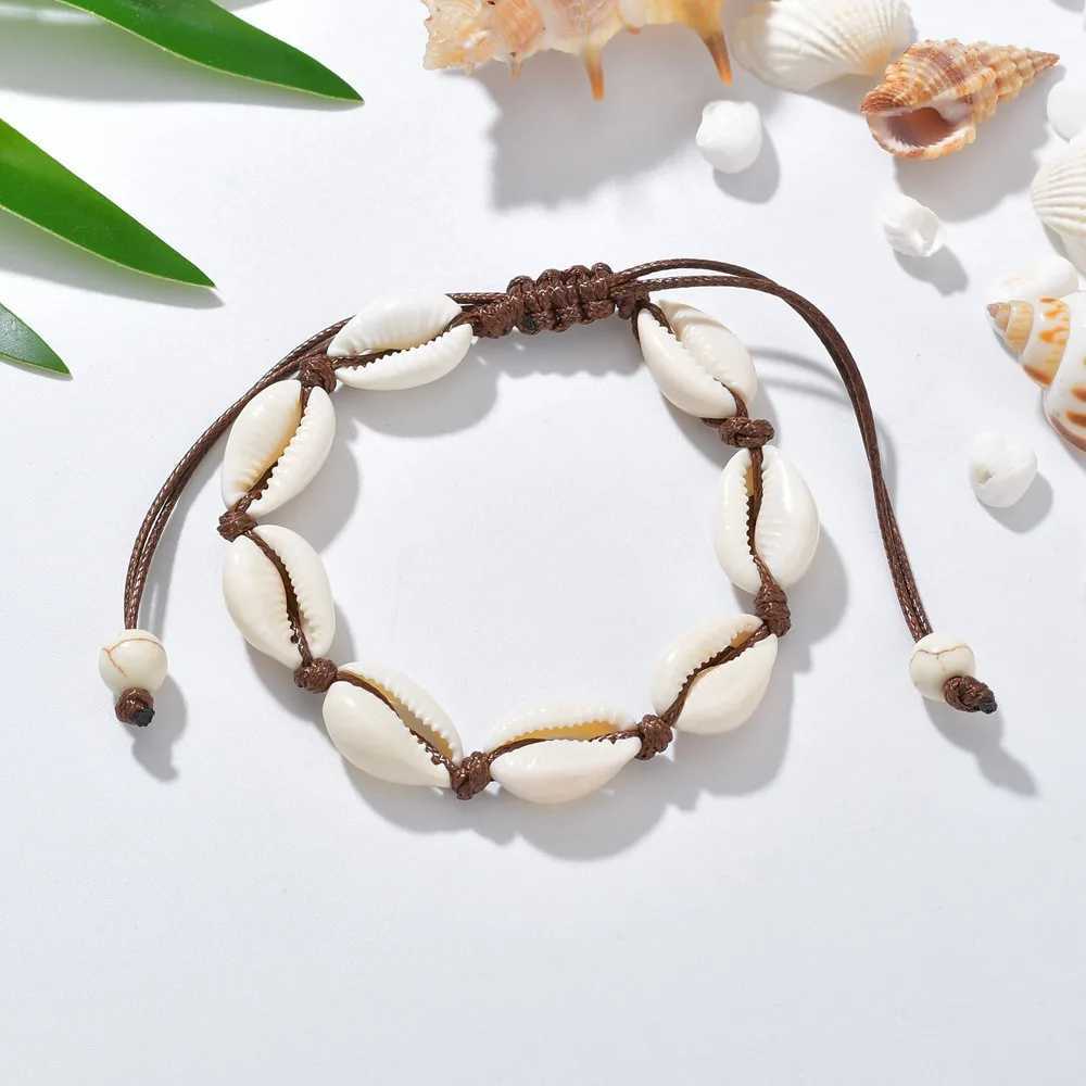 Bohemia Handmade Anklets for Women Foot Jewelry Summer Beach Barefoot Bracelet Ankle on Leg Chian Ankle Strap Accessories Y240920