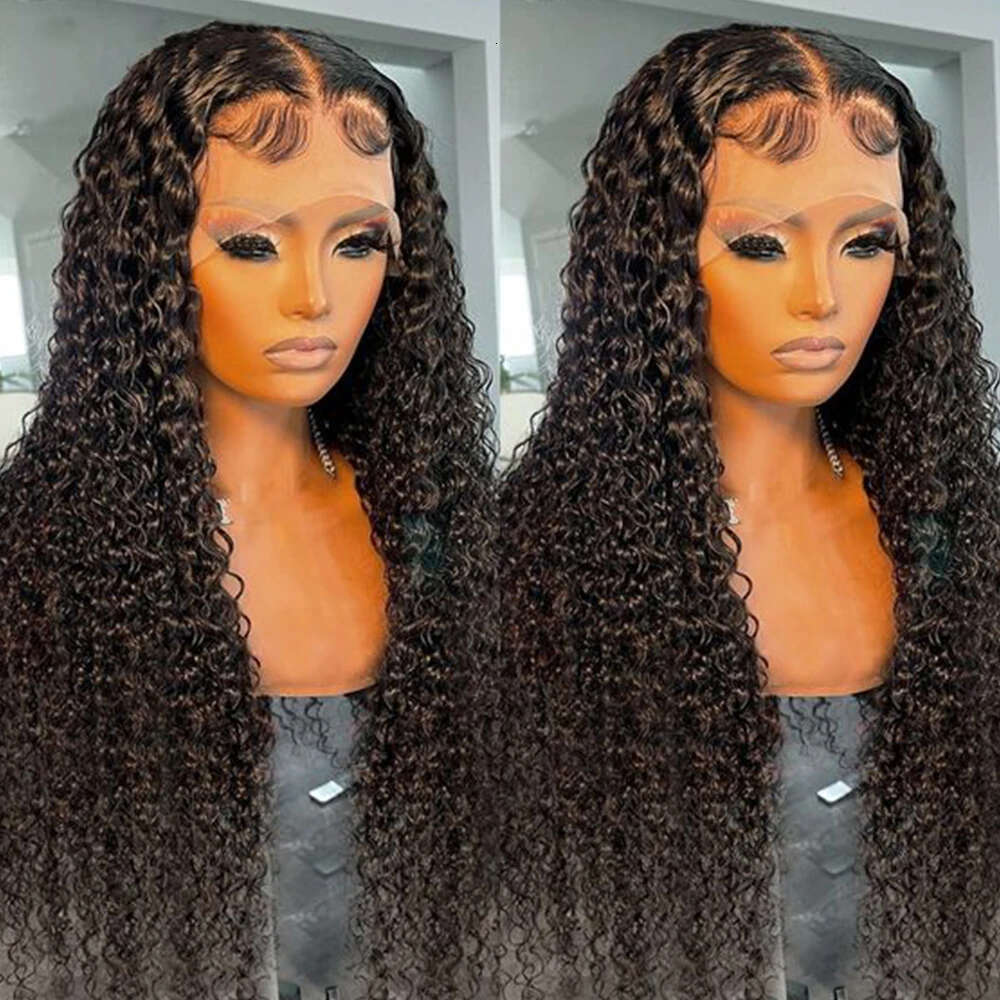 100% hd Frontal Wig Pre-Plucked 250% Full Density Kinky Curly Wigs Human Hair 13x6 Hd Lace