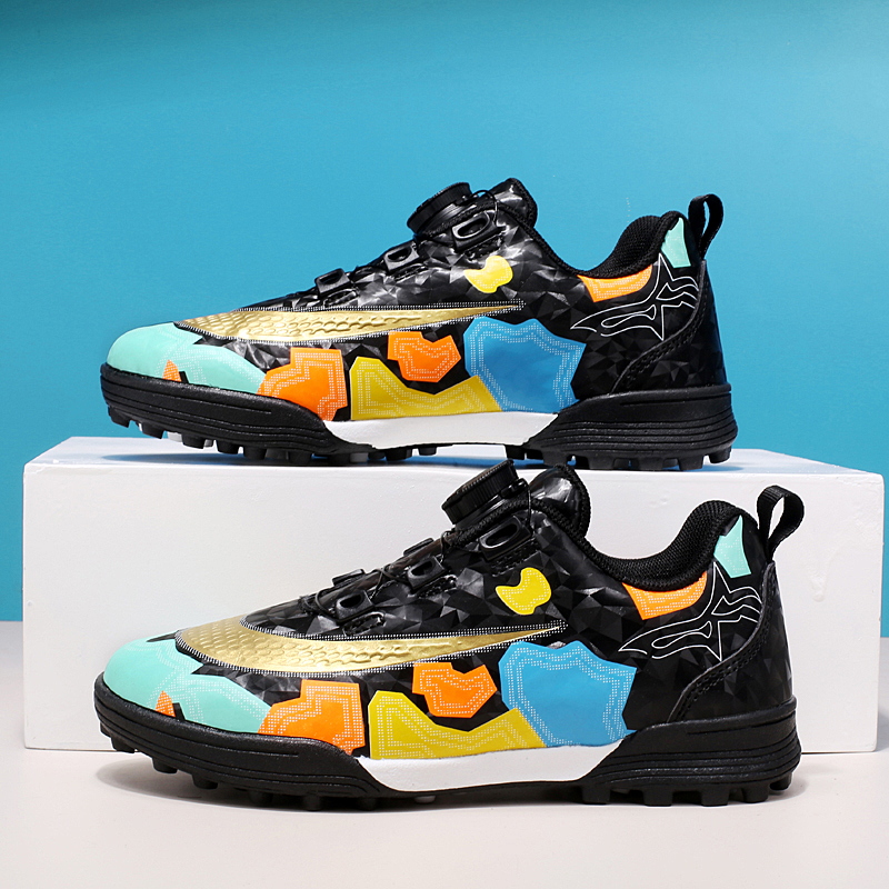 New Teenagers Wholesale Low-Ankle Football Boots Turf Soccer Shoes Boys Training Football Cleats Grass Sneakers Girls Special
