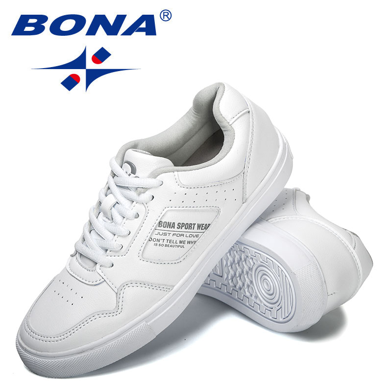 2023 BONA New New Designers Ladies Flat Skateboarding Sneakers Soft Casual Platform Women Lightweight Breathable Walking Shoes d170