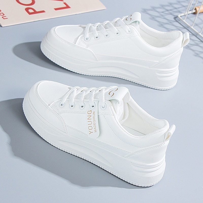 Little white women, 2023 autumn new shoes, versatile children, spring fashion for students, Instagram trend, sports and leisure board shoes