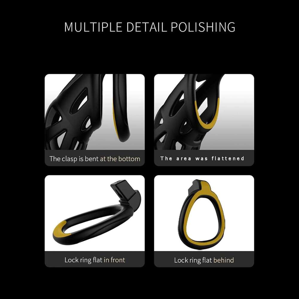 4 Sizes Lightweight Ventilation Chastity Cage Small Male Penis Cage Smooth KG Cock Cage Sex Toy for Men