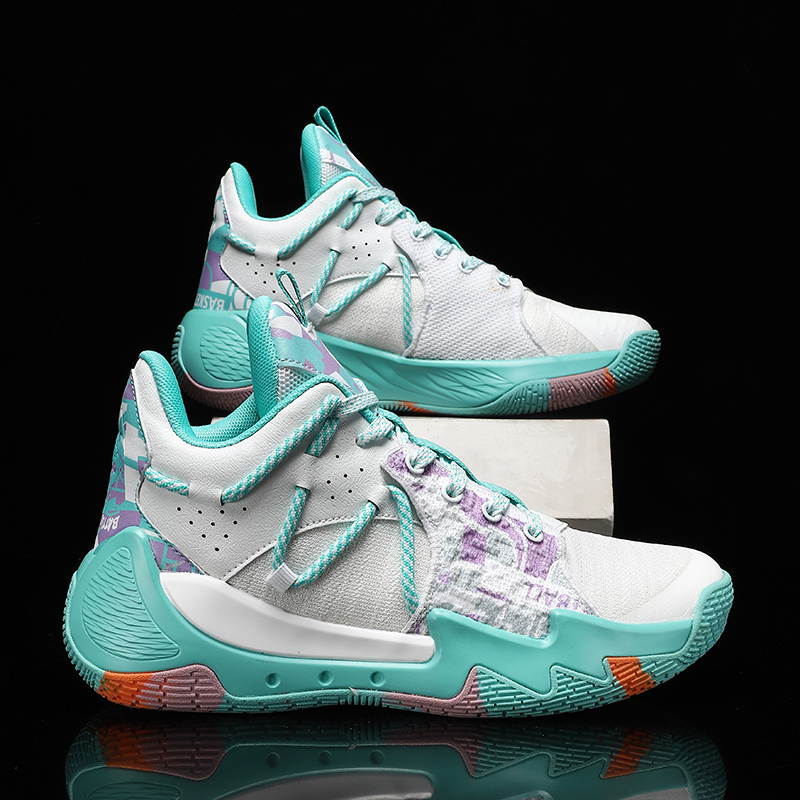 Men Basketball Shoes Free Shipping Outdoor Sports Casual Tennis Shoes for Men 2023 New High-top Field Training Basketball Shoes