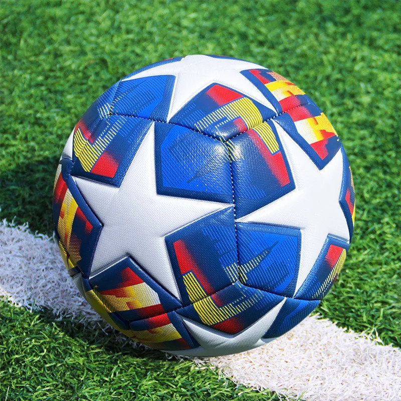 Professional football matches 5 thick explosionproof machine PU training ball with the same style as World Cup 240920