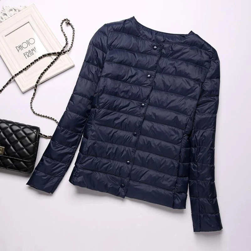 SEDUTMO Winter Ultra Thin Womens Duck Down Jacket Ultra Light Short Jacket Spring Thin Inflatable Jacket ED1417 240913