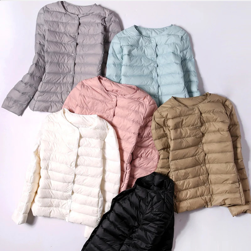 SEDUTMO Winter Ultra Thin Womens Duck Down Jacket Ultra Light Short Jacket Spring Thin Inflatable Jacket ED1417 240913