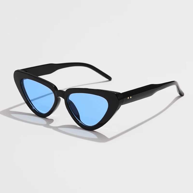 Cat Eye Sunglasses Small Cateye Sun Glasses Brand Designer Eyeglasses For Women Candy Colors Gradient Shades Female EyewearX240920