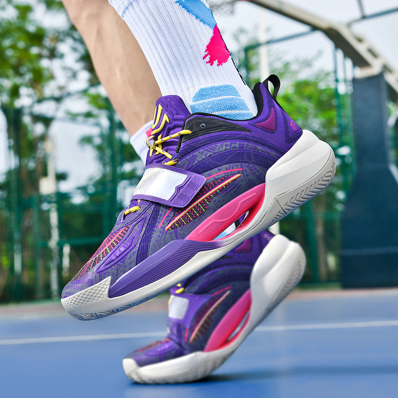 New High Quality Mens Sneakers Womens Training Sports for KIds Breathable Cushion Basketball Shoes 35-45