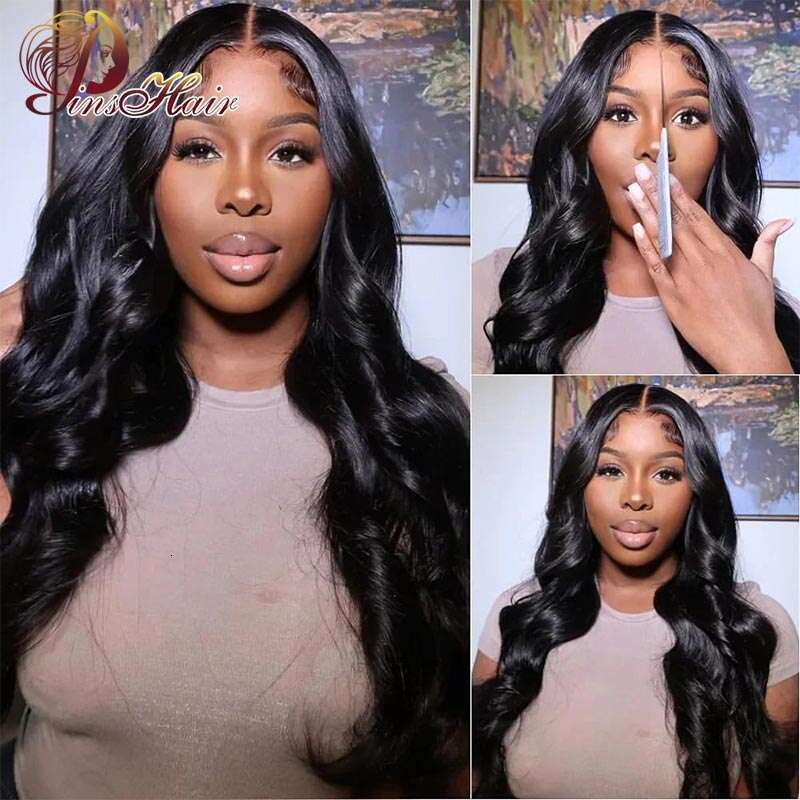 13x4 13x6 Front 100% Body Wave Transparent Frontal Wigs Human Full Lace Closure Brazilian Hair