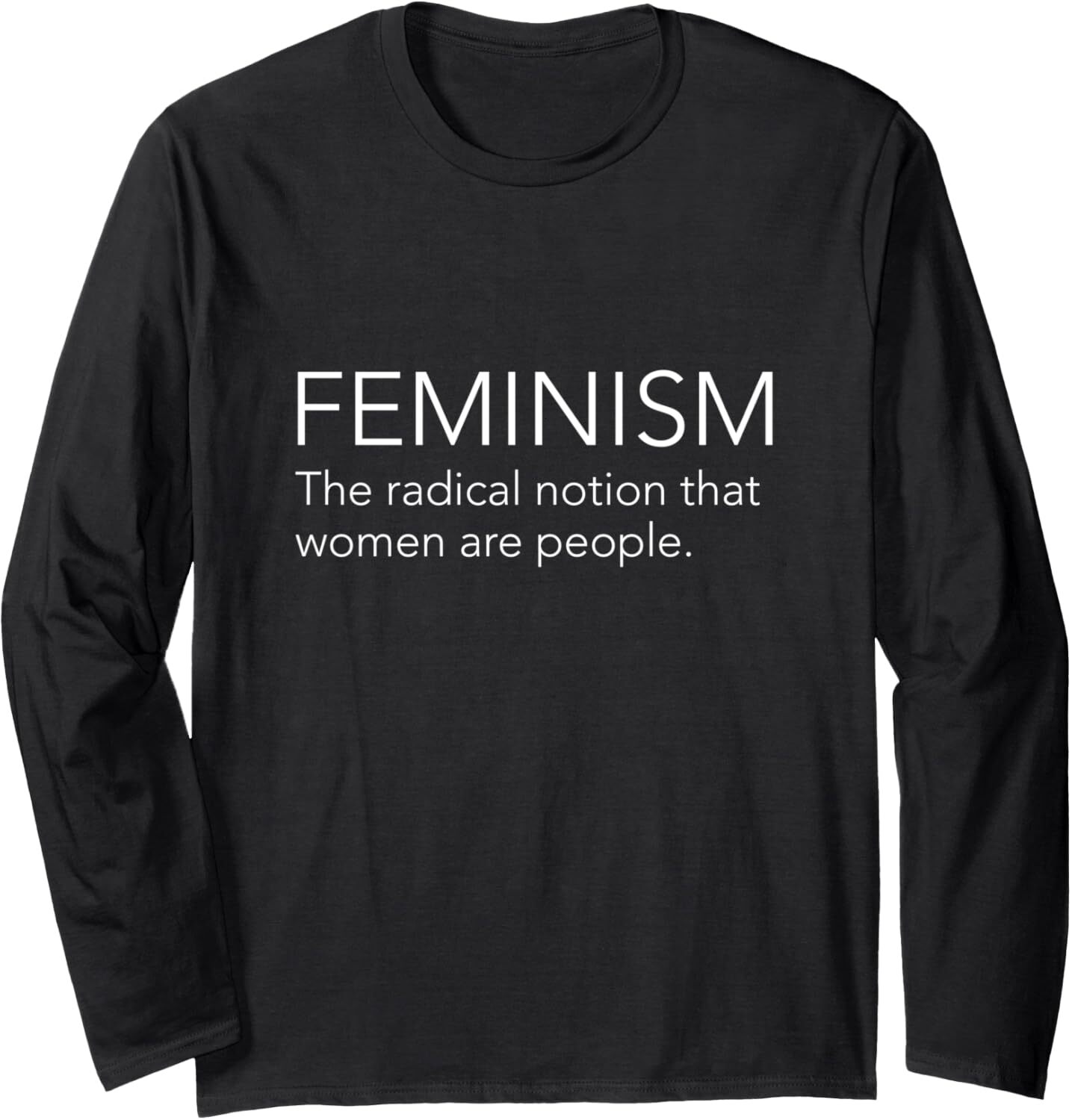 Long Sleeve Shirts for Men sweatshirt Feminism Definition Strong Women and Equal Rights Long Sleeve Tee Streetwear Casual tops clothes
