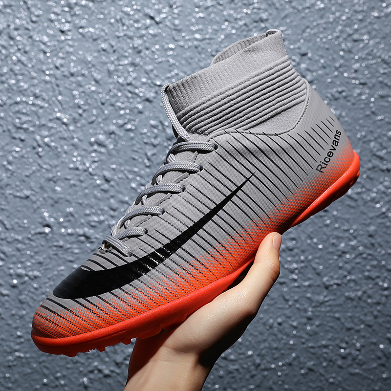 Children Soccer Shoes Professional Training Boots Men Soccer Cleats Sneakers Kids Turf Football Shoes for Boys AG TF