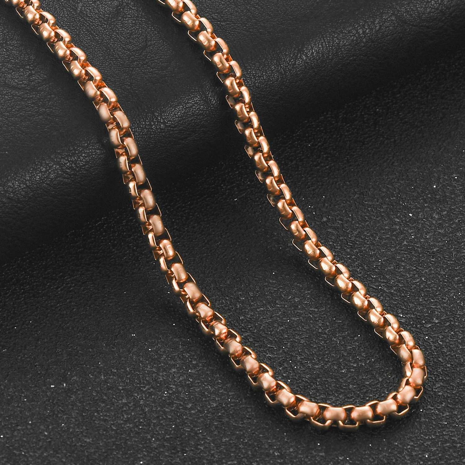 2/3/4/5mm Mens Jewelry Accessories Box Chain Stainless Steel Necklace Choker for DIY Pendant Women Gift StatementX240919