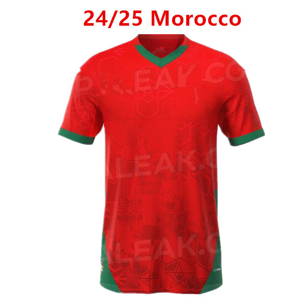 2024/2025 Moroccan soccer jerseys HAKIMI Maillot marocain ZIYECH EN-NESYRI football shirts men kids kit HARIT SAISS IDRISSI BOUFAL jersey Maroc national team shirt