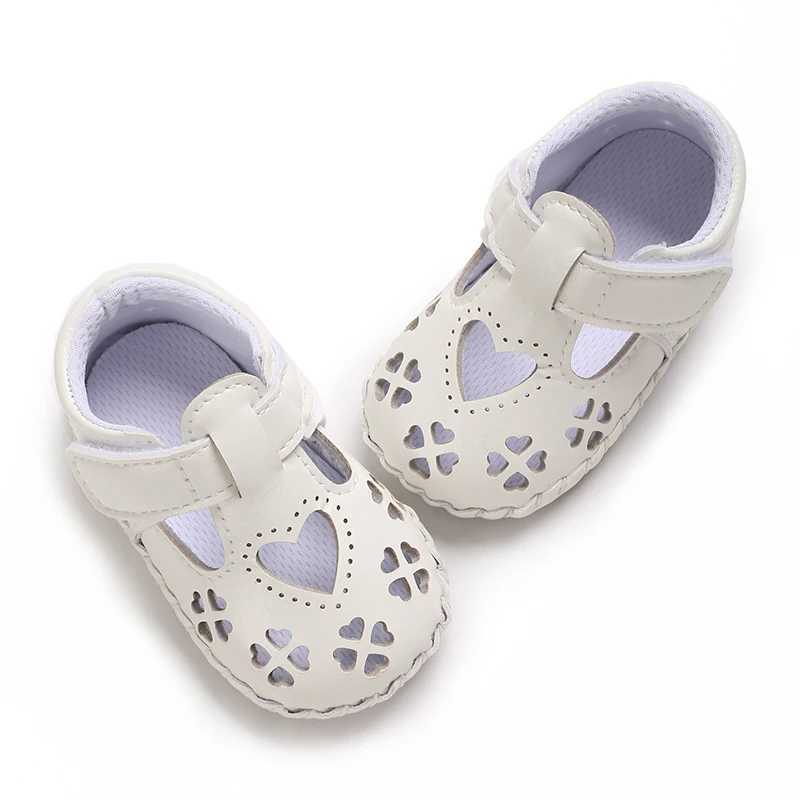 Summer 0-18 Months Old Female Baby Hollow Princess Shoes With Soft Soles And Anti Slip Baby Walking Sandals M240920