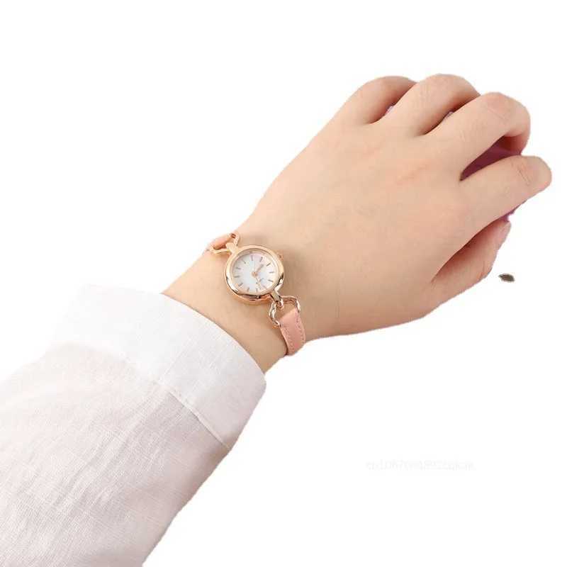 Ins Small Round Watch Women Luxury Watches Girls Quartz Wristwatches Fashion Gifts Bracelet Reloj Mujer Rosa Relogio FemininoX240920