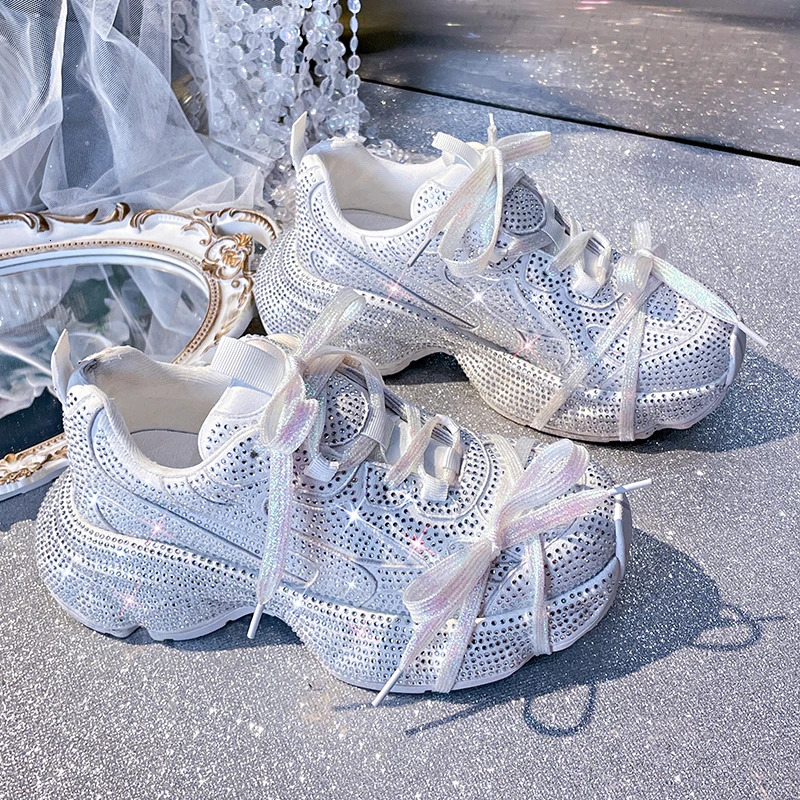 Women Bg Running Chunky Sneakers Fashion Casual Genuine Leather Cowhide Breathable Height Increased Flat Platform Shoes