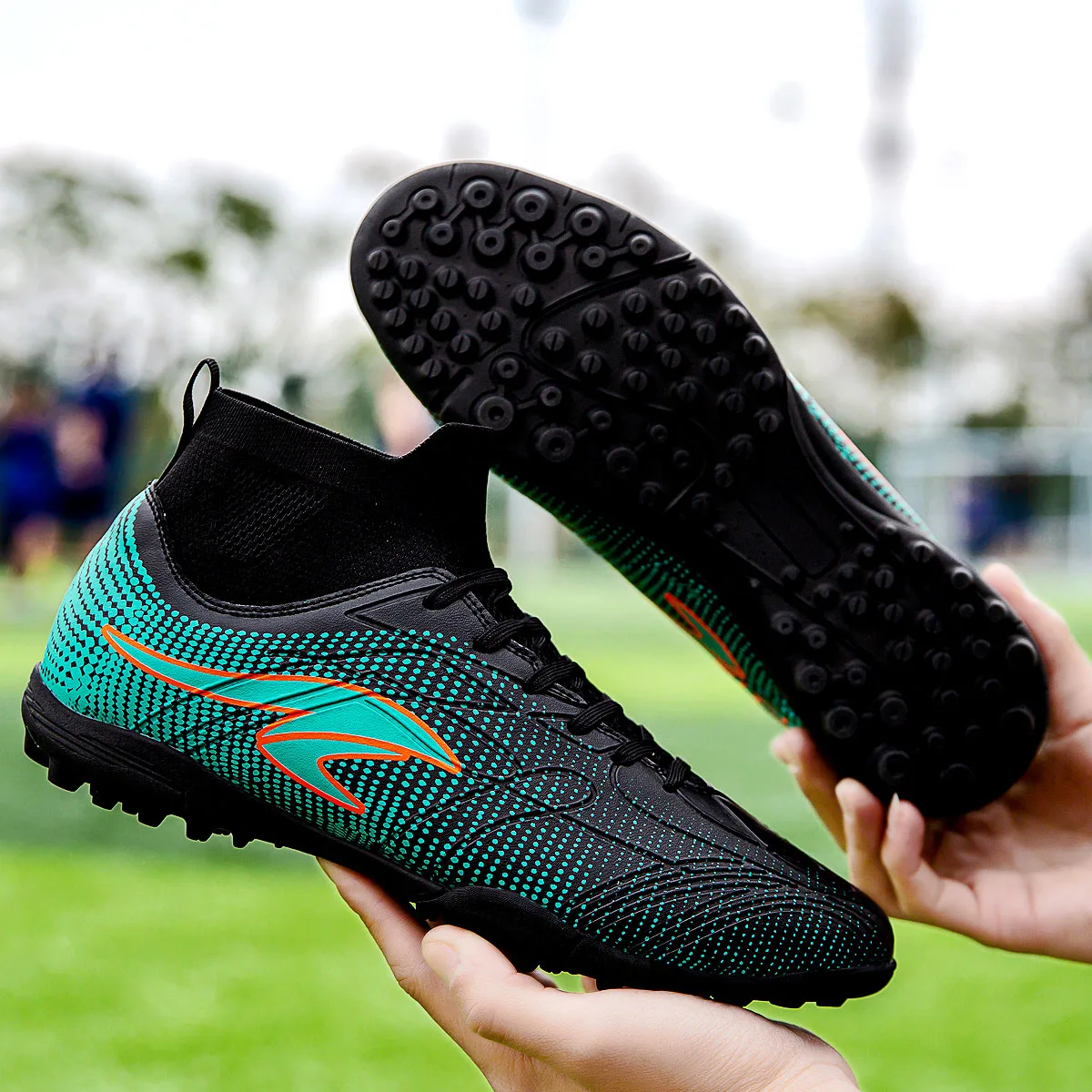 TF/FG Shoes Football Adults Professional High Quality Soccer Cleats Teenager Anti-slip Outdoor Sport Shoes 2024 New Soccer Boots