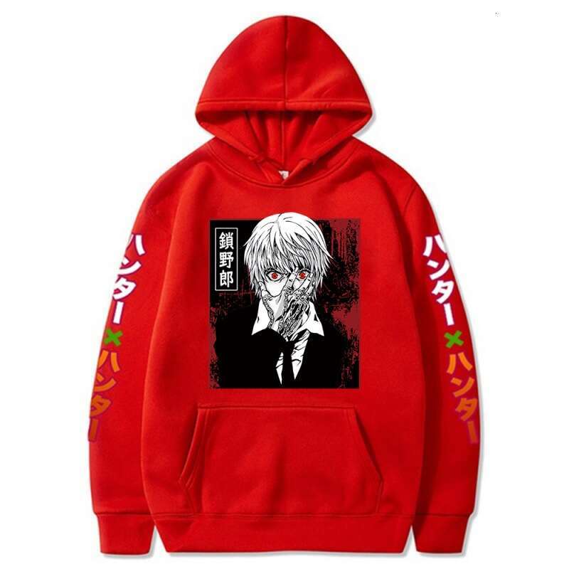 Full-Time Hunter Peripheral Printed Hoodie, Spring And Autumn Men's And Women's Long Sleeved Student Hoodie, Anime Hoodie