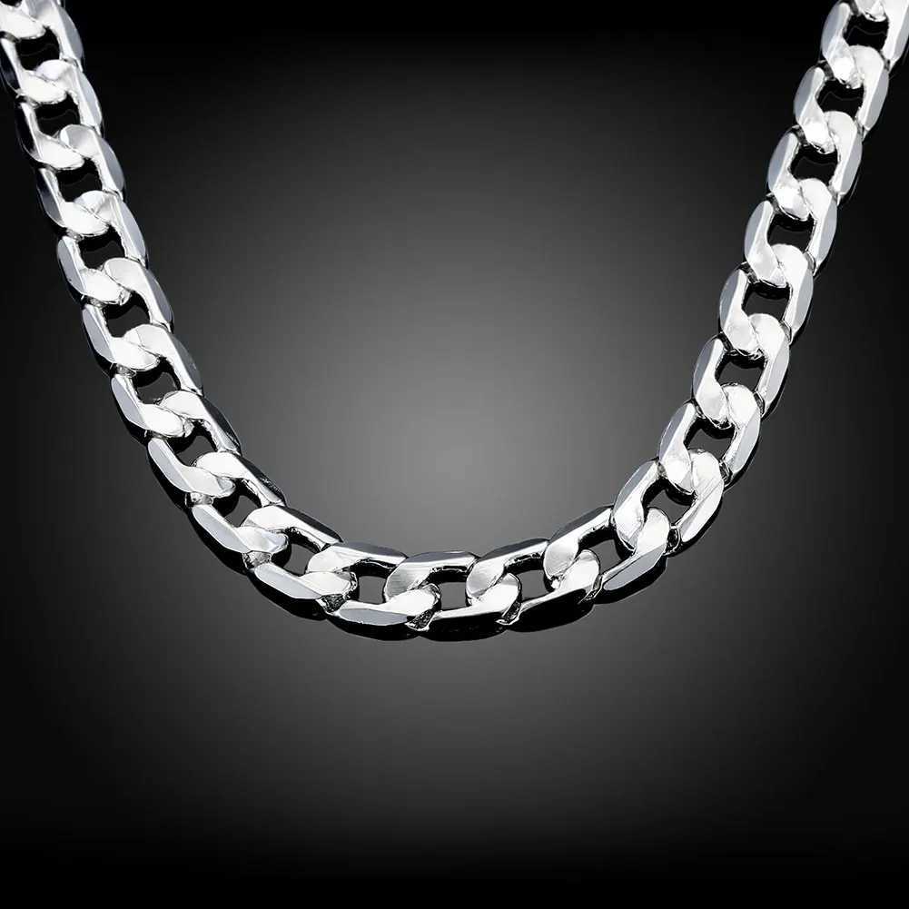 Special Offer 925 Sterling Silver Necklace for mens 20/24 Inches Classic 8MM Chain Luxury Jewelry Wedding Christmas giftsX240919