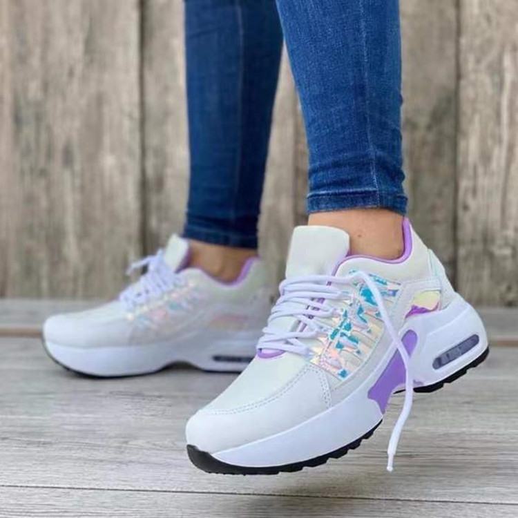 Women Sneakers Summer Autumn Sport Shoes Size 36-43 Woman Platform Trainers Ladies Tenis Feminino Red Blue Zapatos 1693