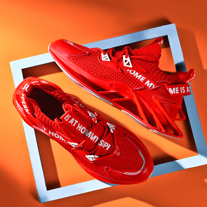 All-match Blade Men New Running Breathable Sneakers Jogging Fashion Antiskid Damping walking Sports Shoes Male Footwear 8 da9a