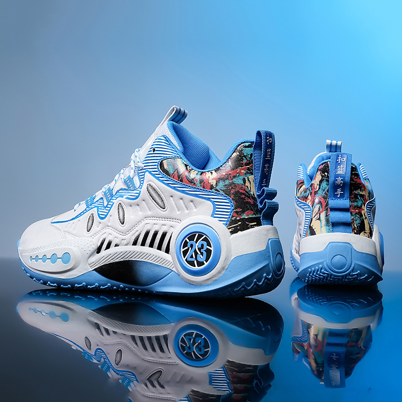 Men's Basketball Shoes Breathable Non Slip Wearable Sneakers Gym Training Sports Basketball Sneakers Women's New Breathable Ḁ