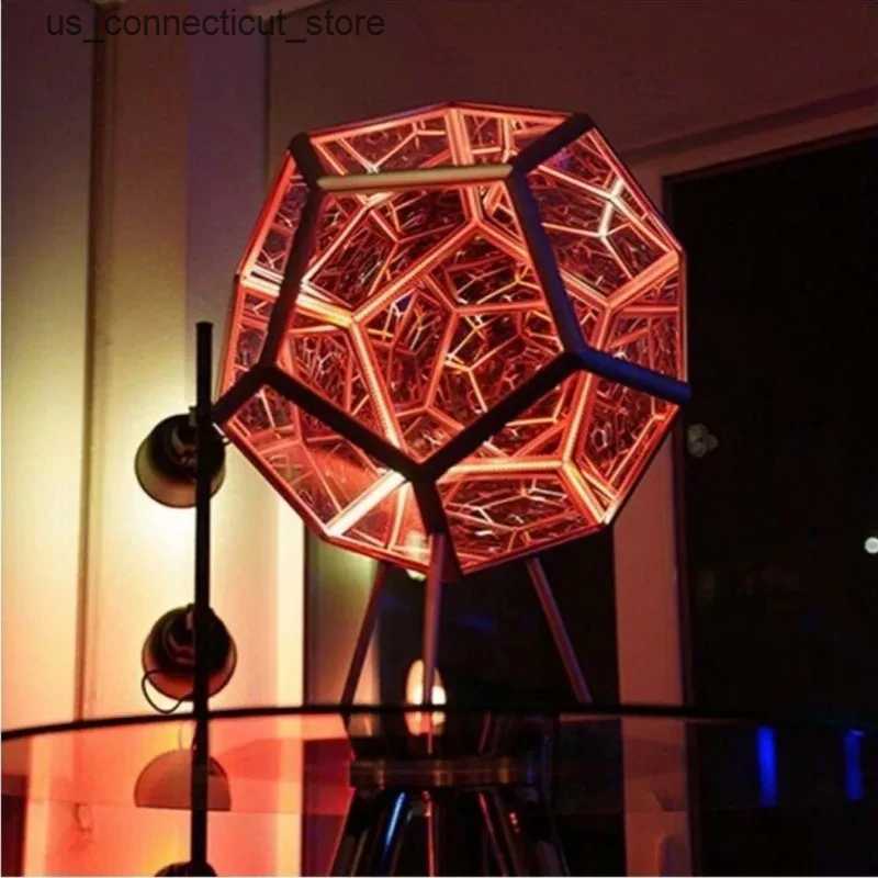 Novelty Lighting Dodecahedron Color Art Lamp Decorative Lights Colorful Housewarming Gift Durable Home Decoration Novelty Atmosphere Lamp L240910