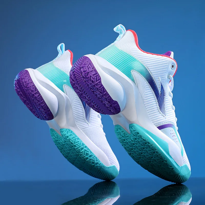 Men Shoes Outdoor Cushioning Non-slip Basketball Shoes Breathable Men Casual Sneakers Athletic Fitness Training Footwear Shoes